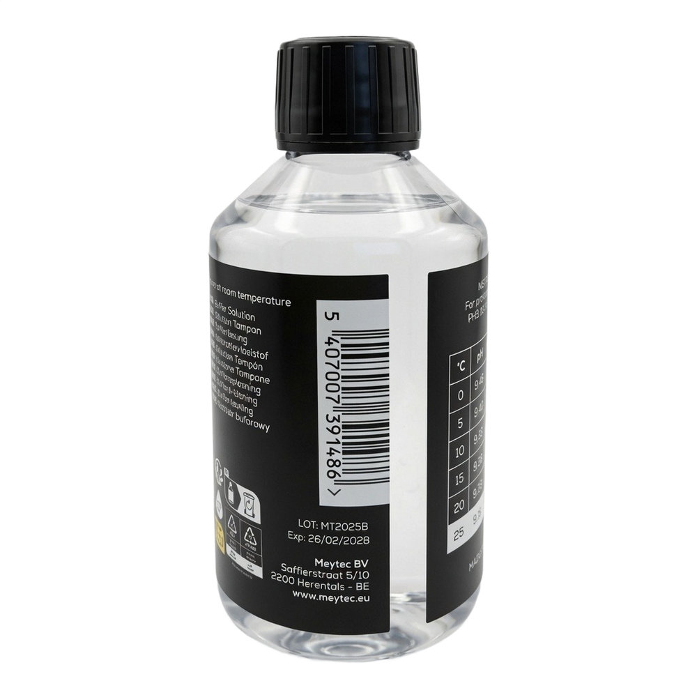 Kalibratievloeistof pH 9.18 250 ml etiket met barcode