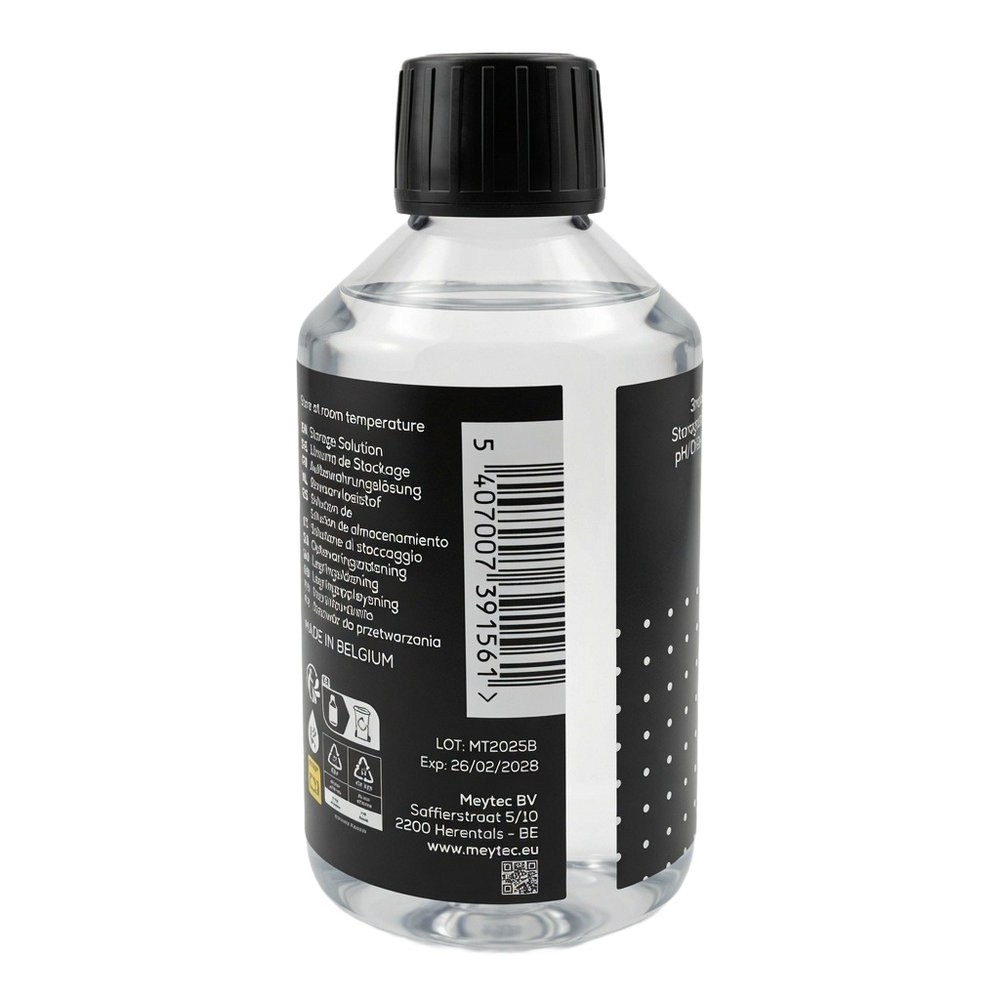 KCl bewaarvloeistof voor pH-elektroden 250 ml voorkant