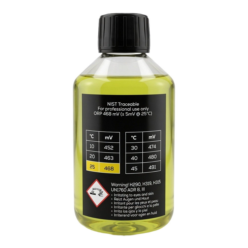Kalibratievloeistof ORP 468 mV 250 ml voorkant