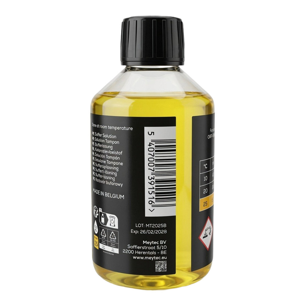 Kalibratievloeistof ORP 468 mV 250 ml etiket met barcode