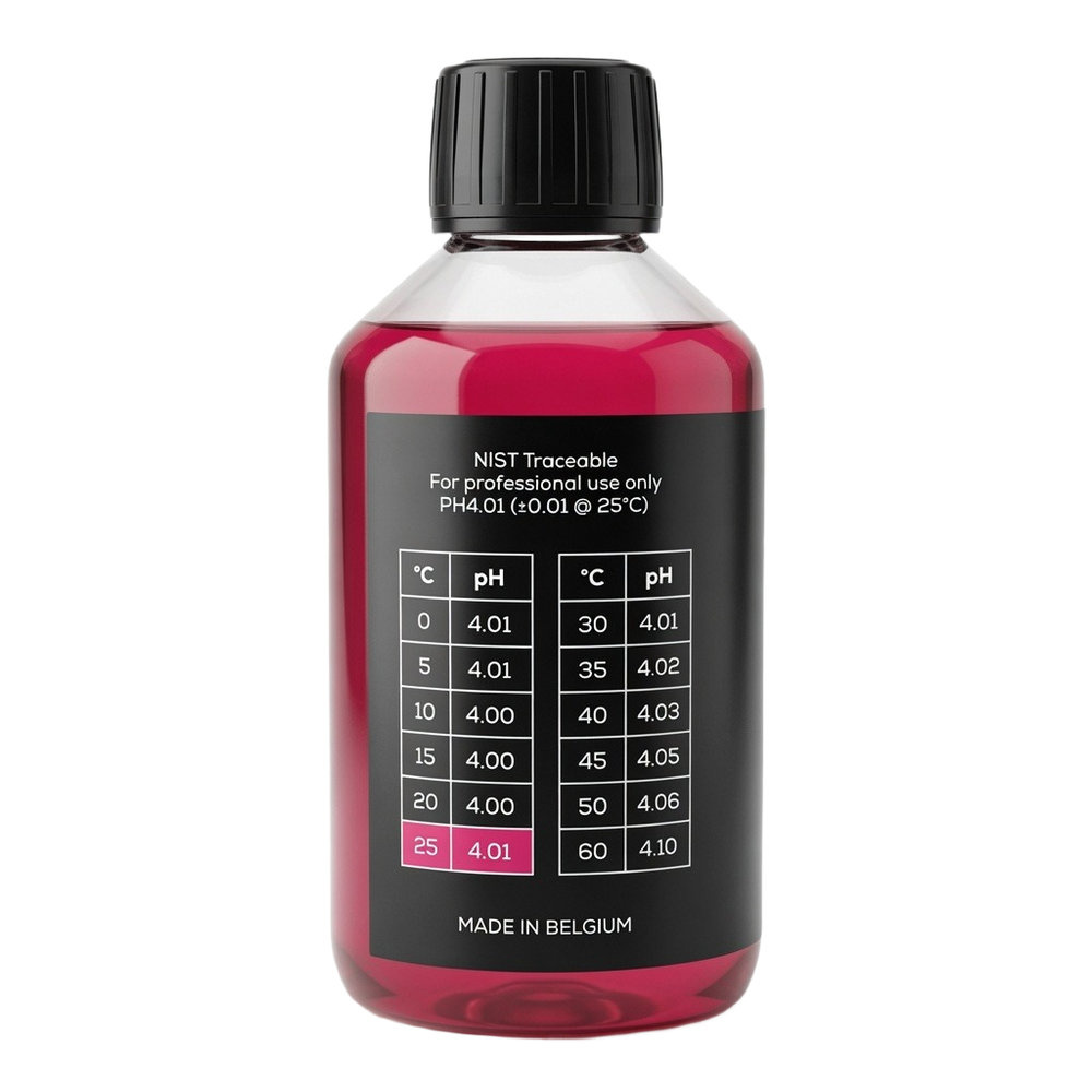 Kalibratievloeistof pH 4.01 250 ml voorkant