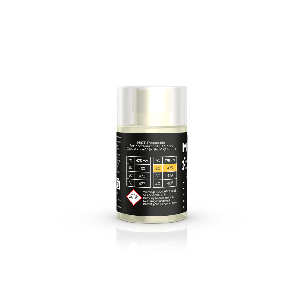 vloeistof solution solucion losung ORP 475mV Redox 475mV