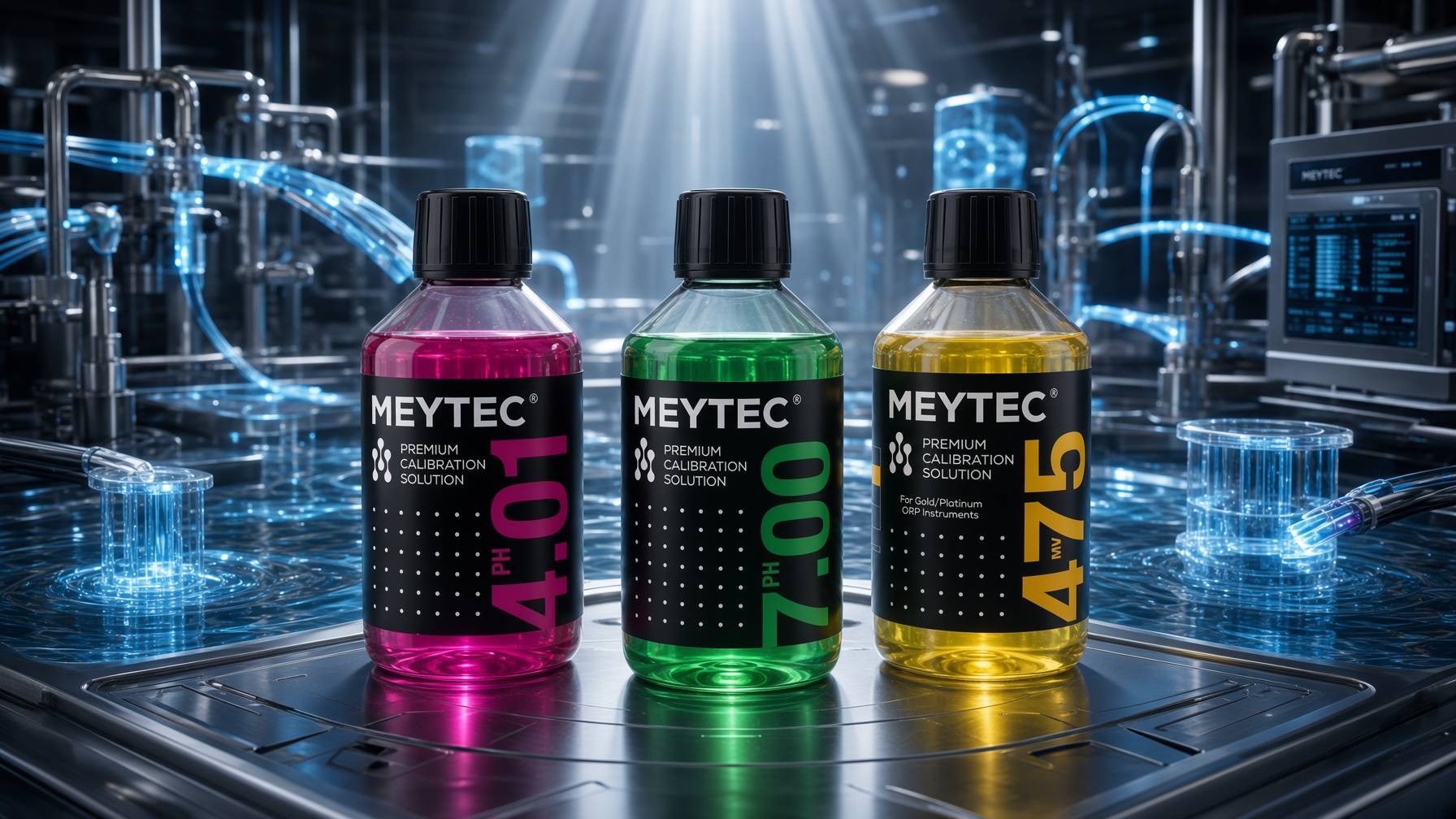 pH elektrode, ORP elektrode en kalibratievloeistof